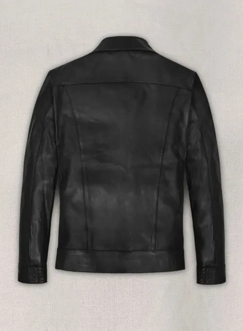 AARON TAYLOR JOHNSON LEATHER JACKET