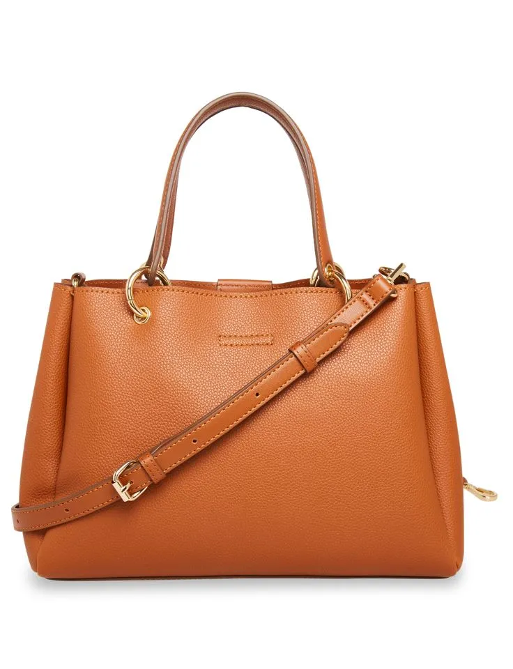 Anne Klein AK Lock Satchel Handbag