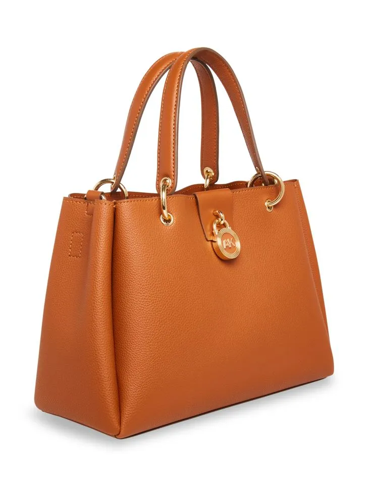 Anne Klein AK Lock Satchel Handbag