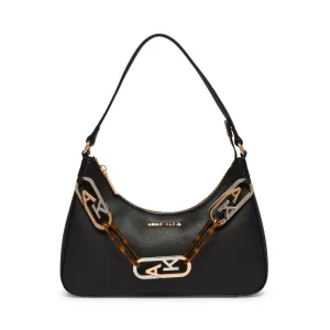 Anne Klein AK Oval Links Curved Shoulder Handbag