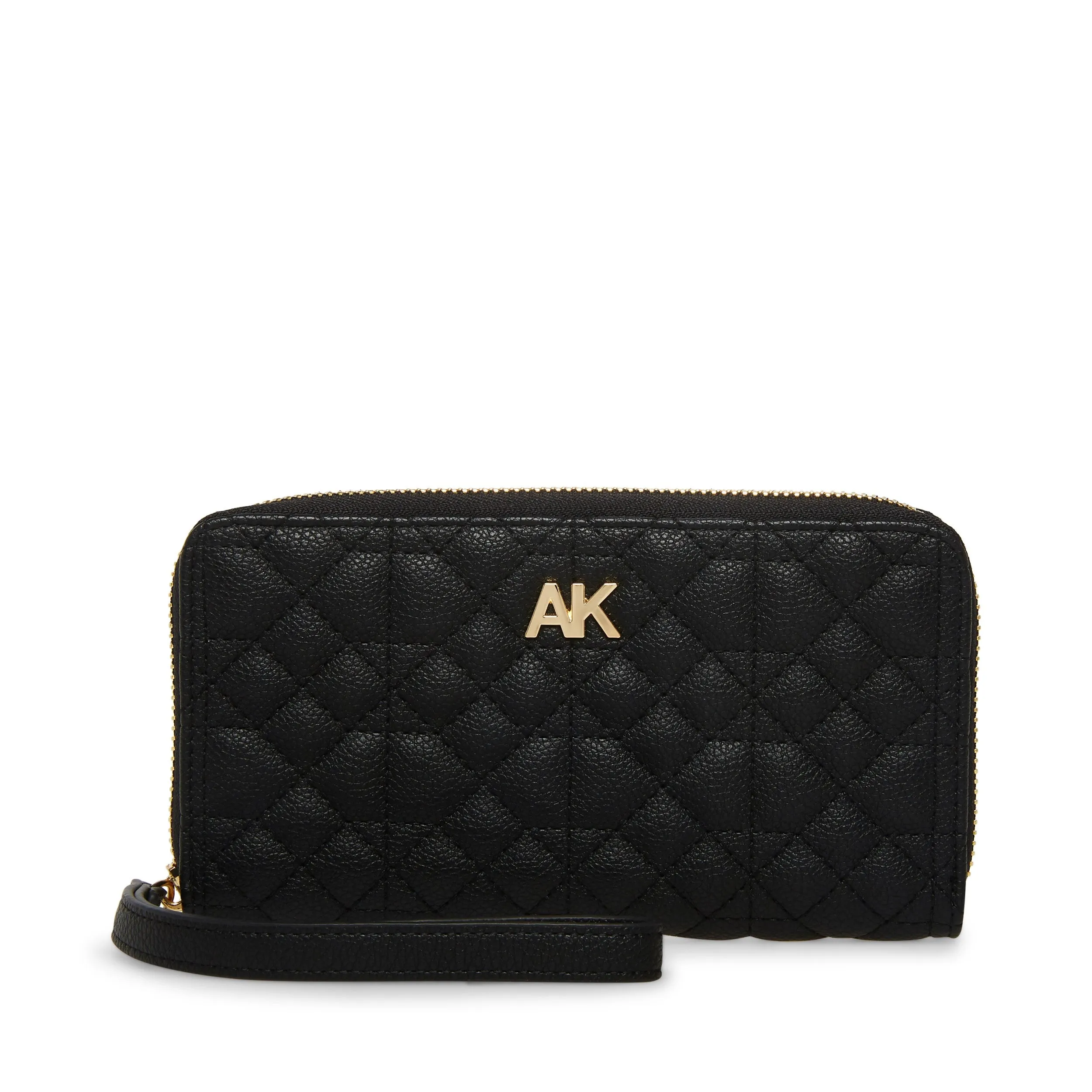Anne Klein Quilted AK Zip Around Wallet