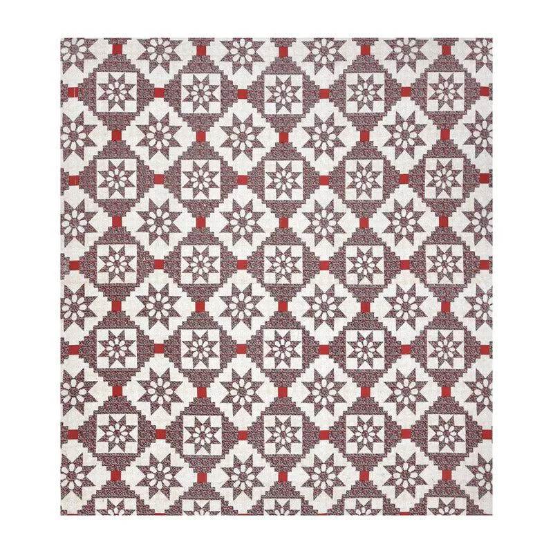 Astrid Stellar Bedsheet - Brown & Red