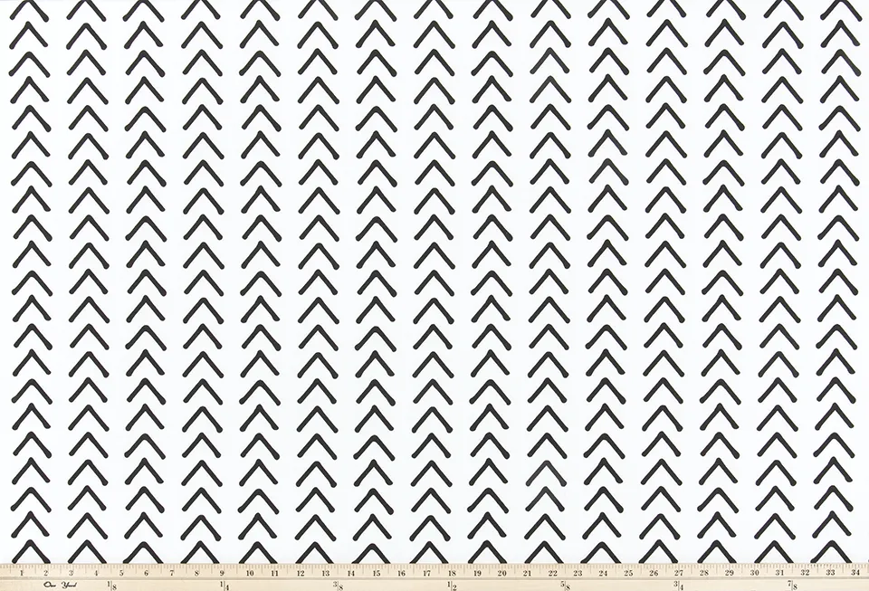 Boho White/Black Fabric By Premier Prints
