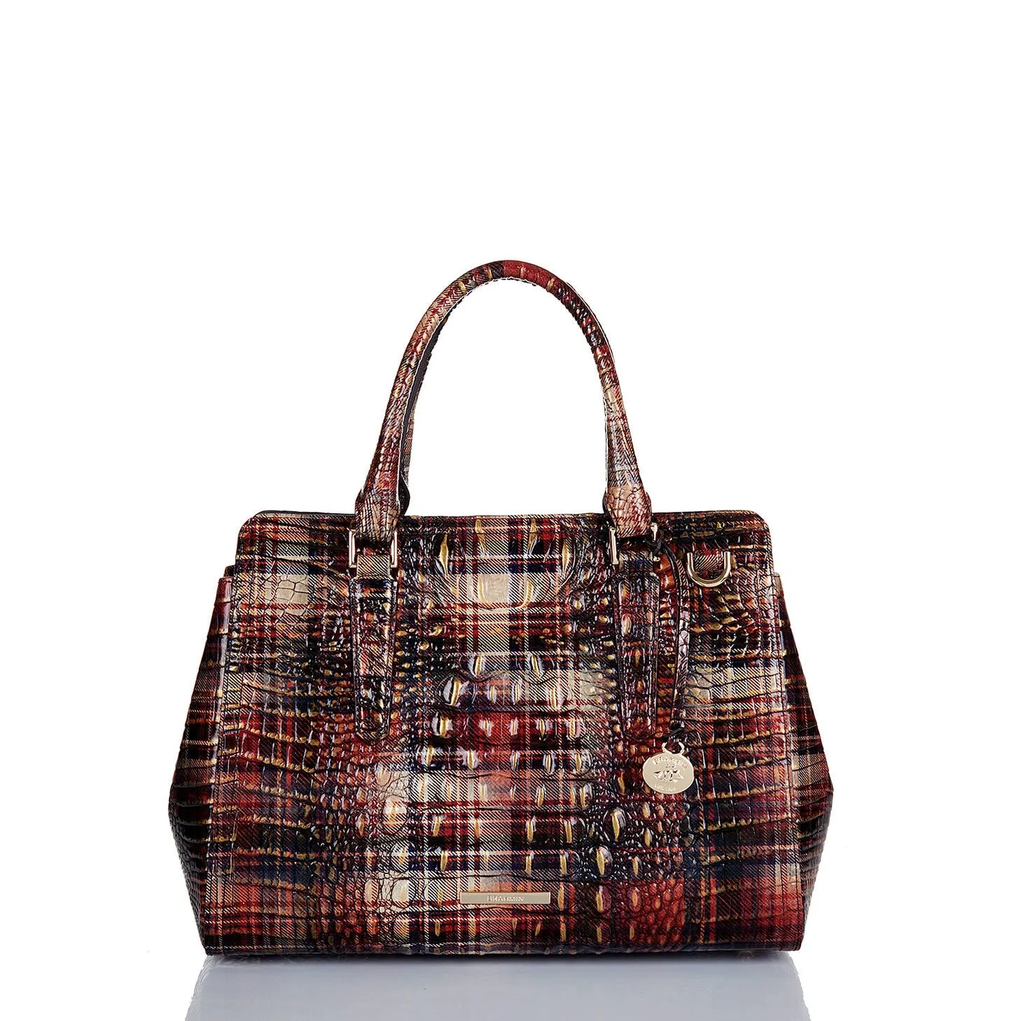 BRAHMIN Small Finley Satchel Handbag