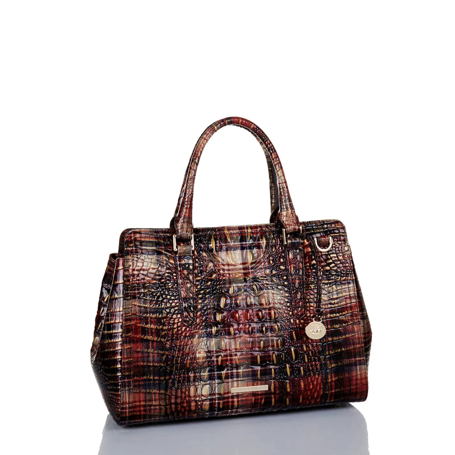 BRAHMIN Small Finley Satchel Handbag