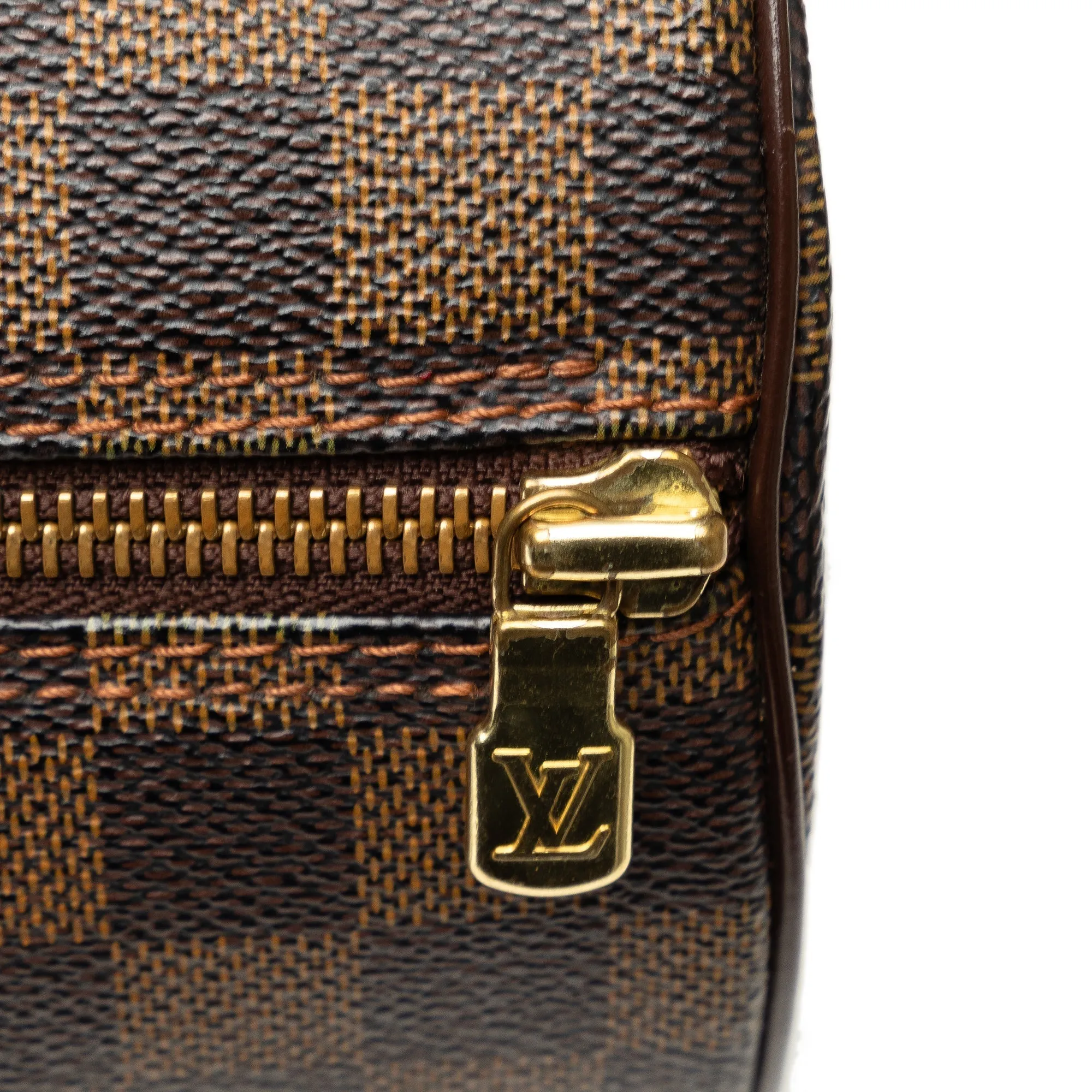 Brown Louis Vuitton Damier Ebene Papillon 30 HandBag