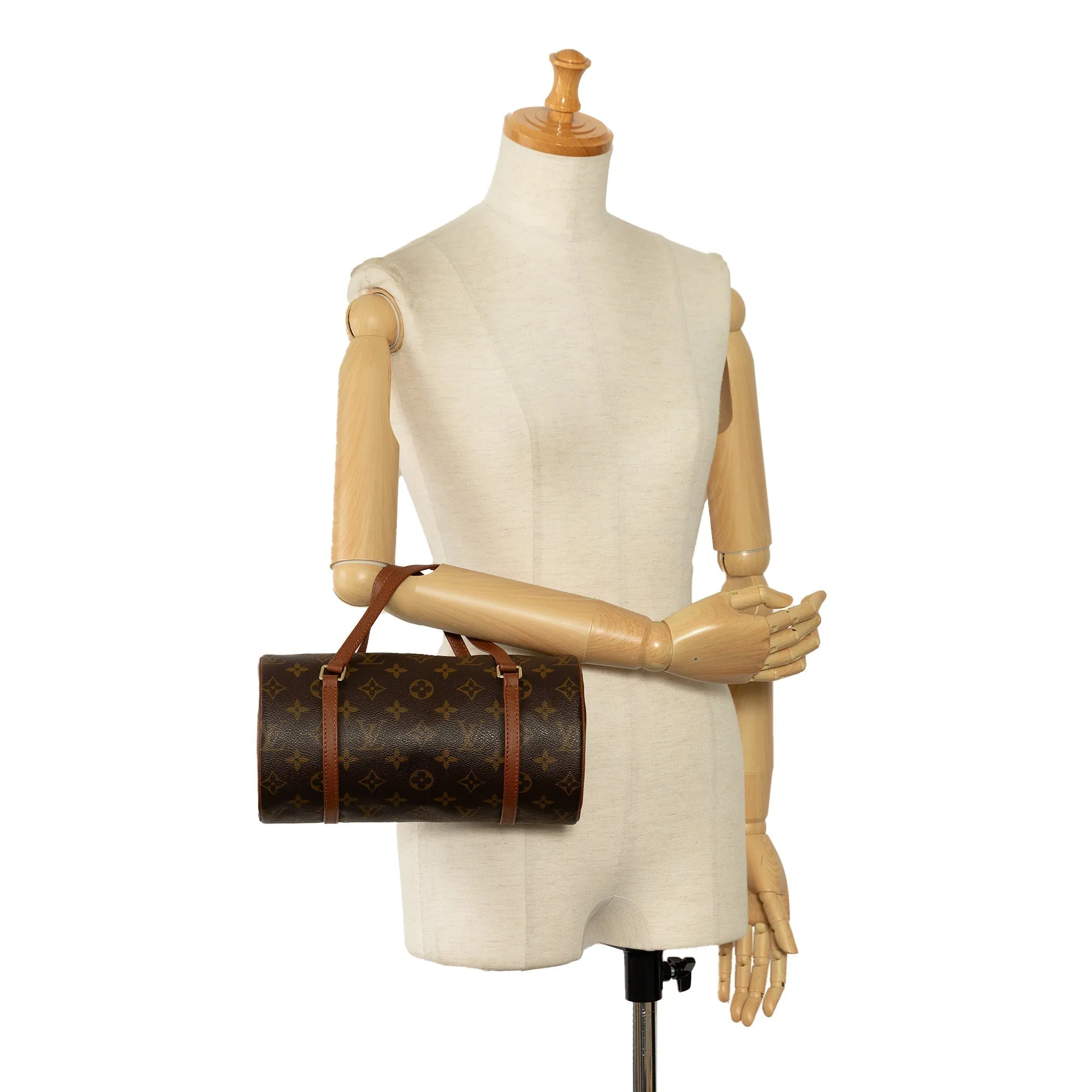Brown Louis Vuitton Monogram Papillon 26 HandBag