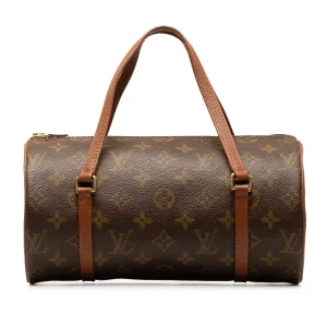 Brown Louis Vuitton Monogram Papillon 26 HandBag
