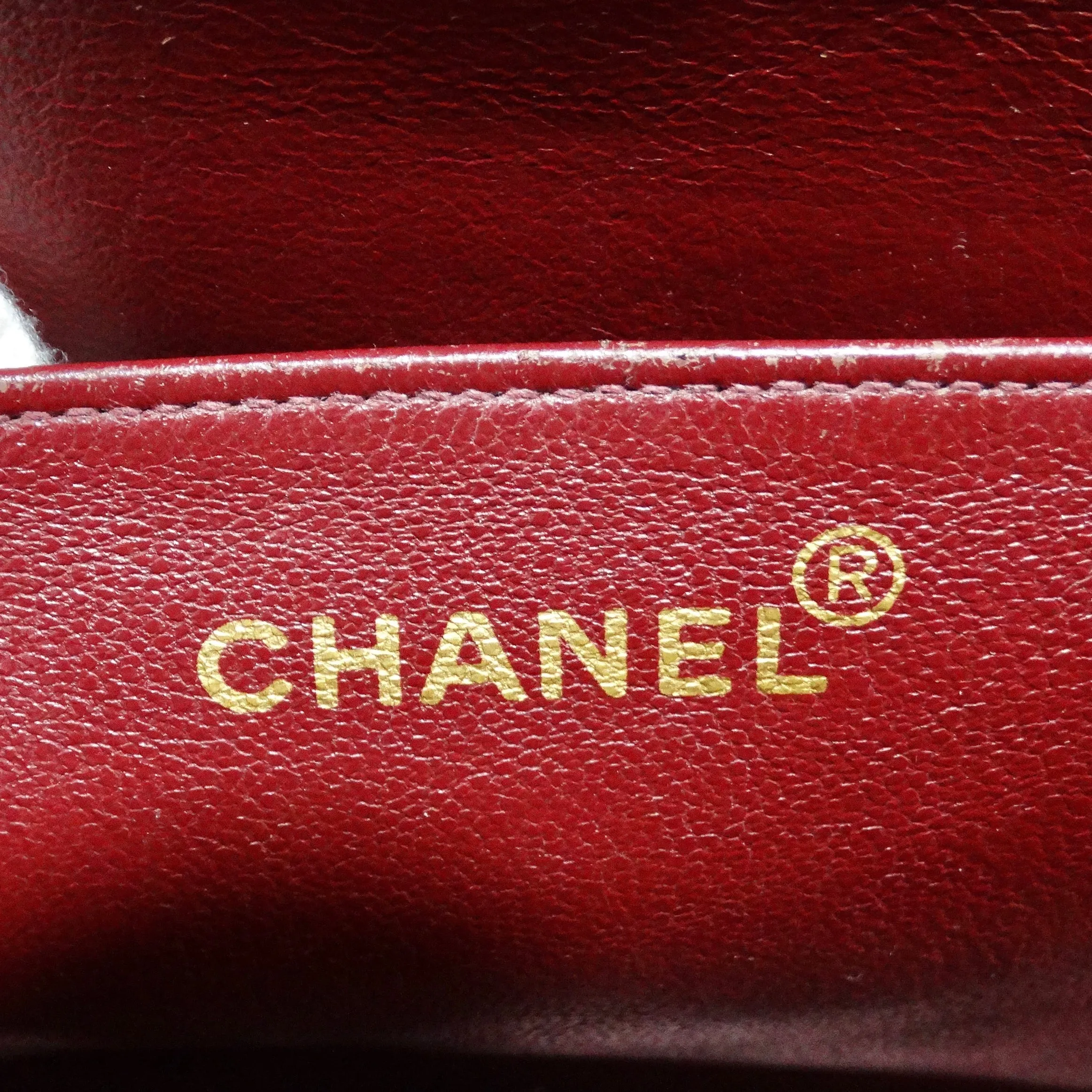 Chanel 1980s Classic Black Leather Maxi Single Flap Handbag