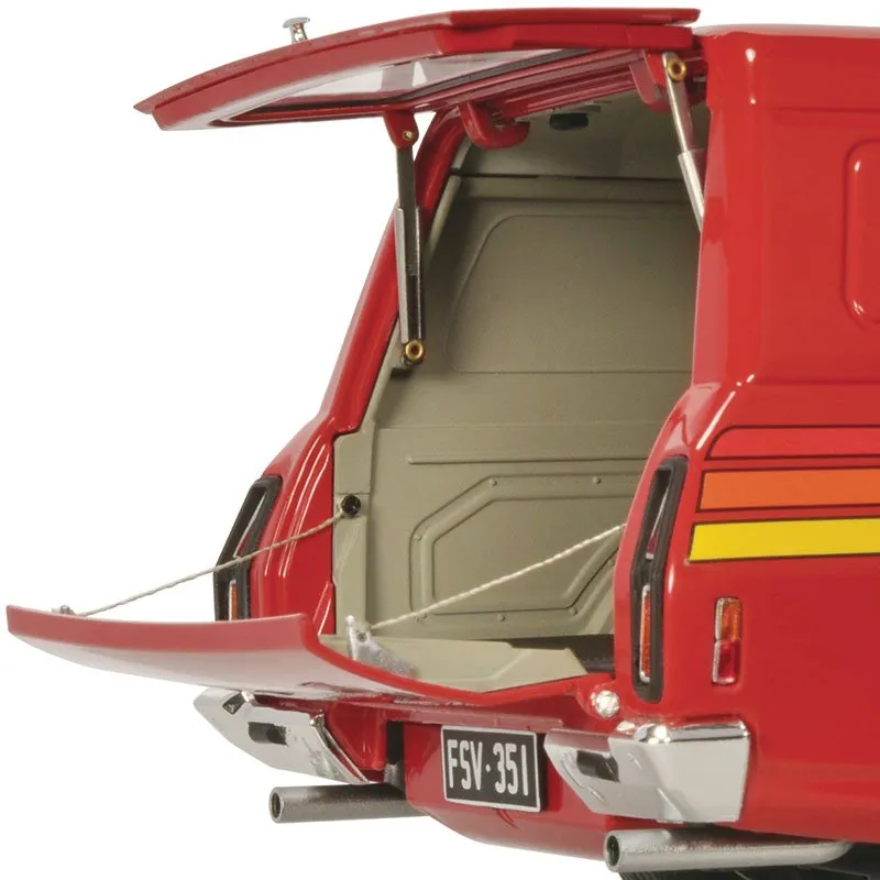 Classic Carlectables Ford XC Sundowner Red Flame, 1:18 Scale Diecast Model Car