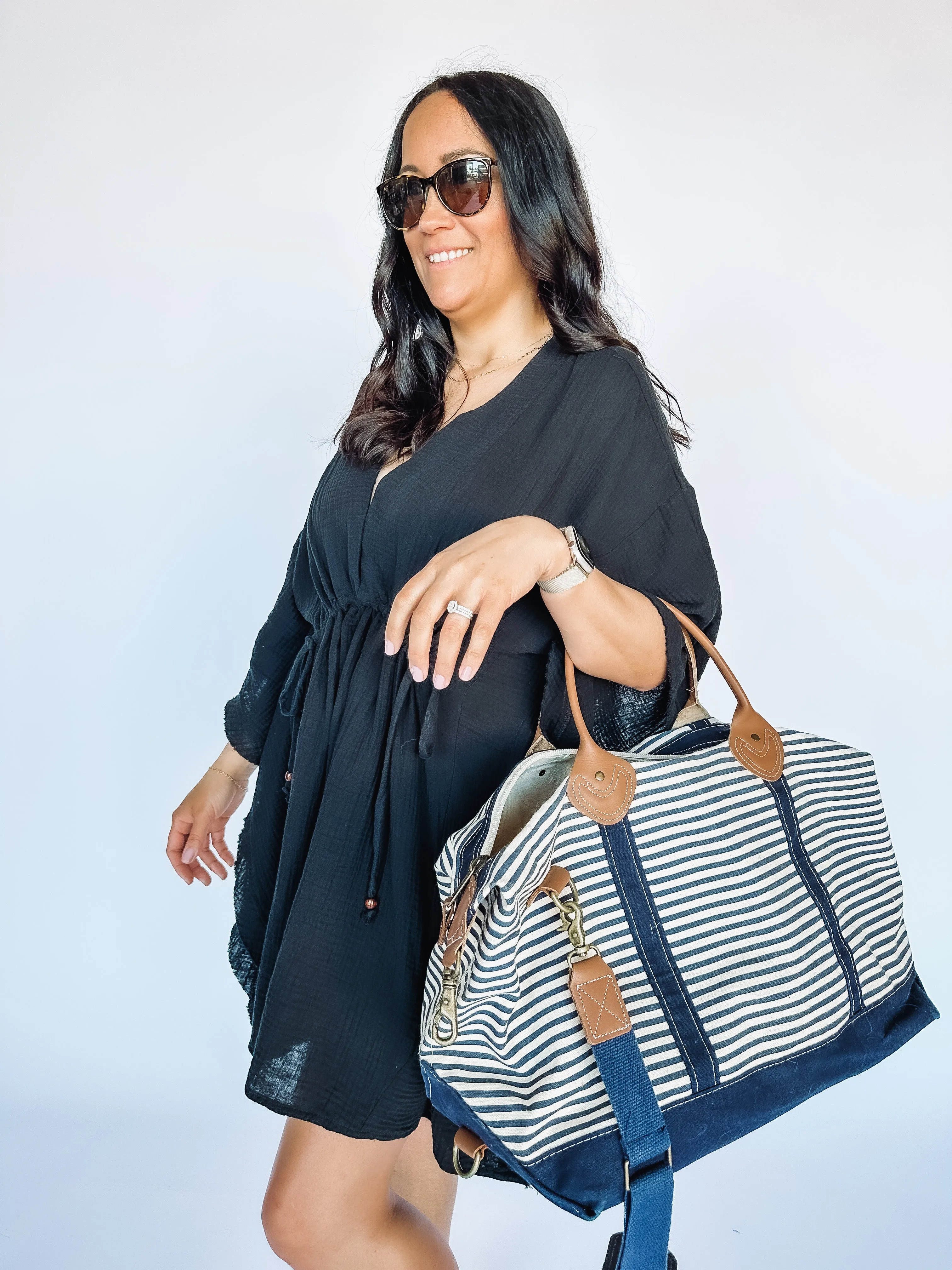 Coastal Vibes Drawstring Cover Up