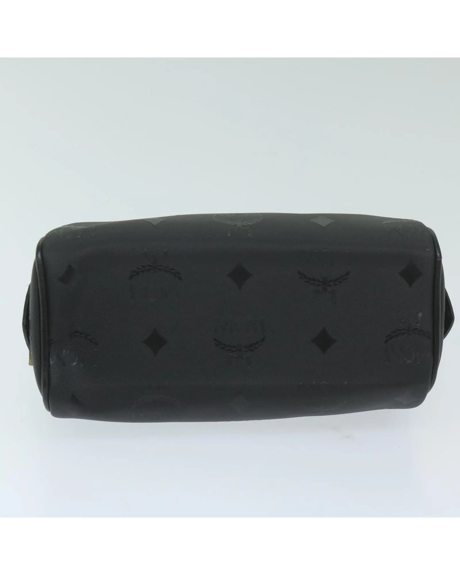 Coated Canvas Logogram Hand Bag in Black