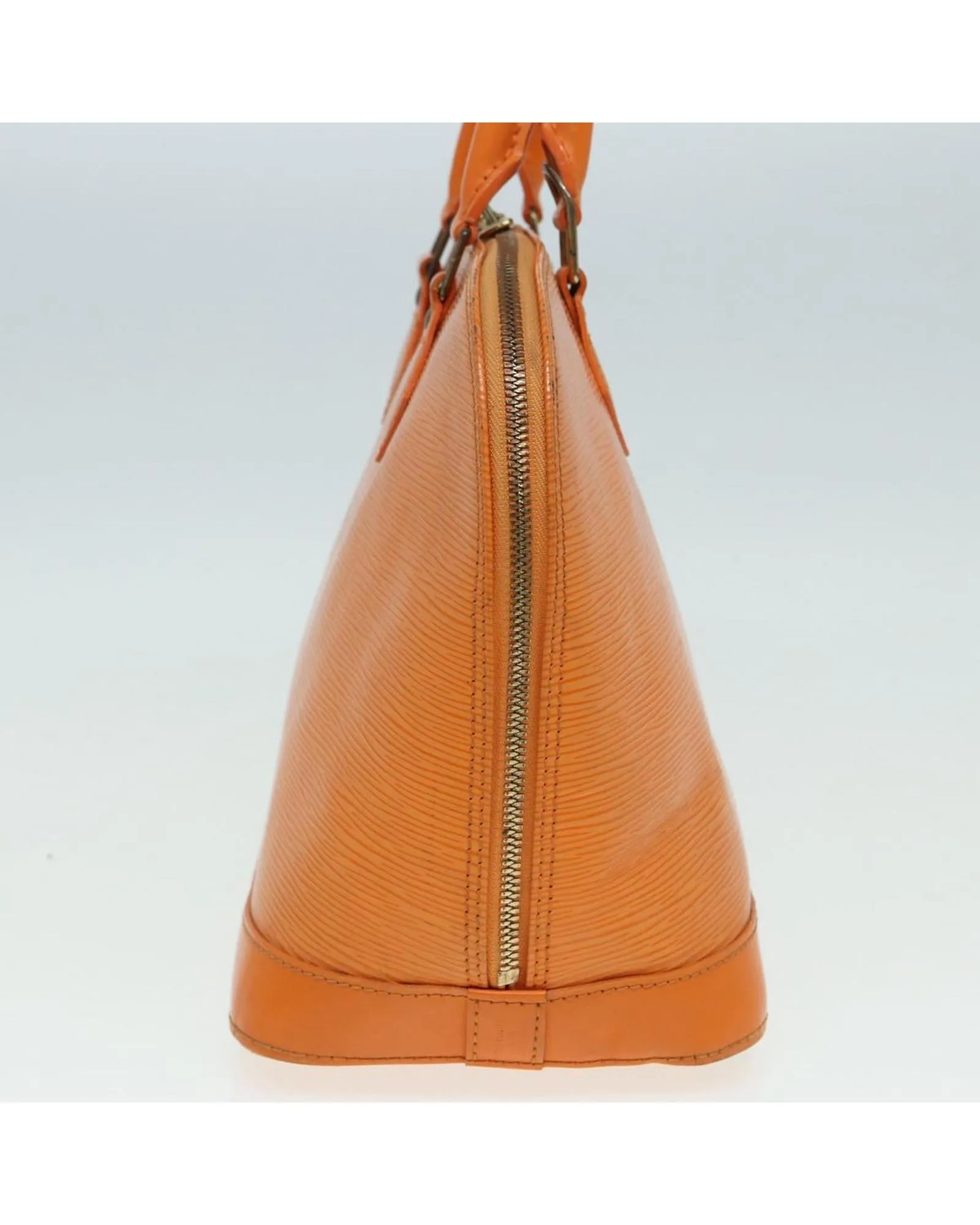 Epi Leather Alma Hand Bag with Structured Design and Double Handles