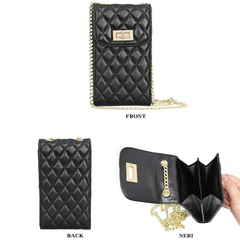 Genuine Leather Fashion Designer Purse Mini Shoulder Bag