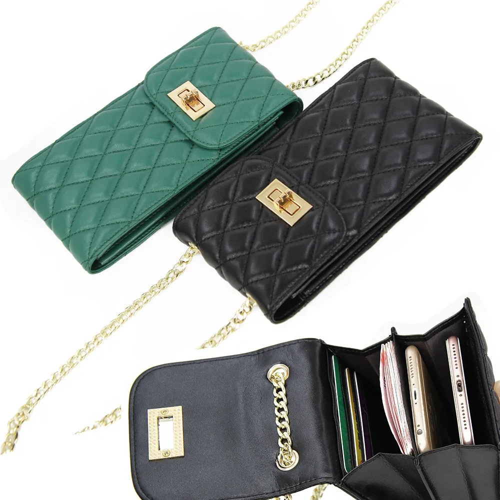 Genuine Leather Fashion Designer Purse Mini Shoulder Bag
