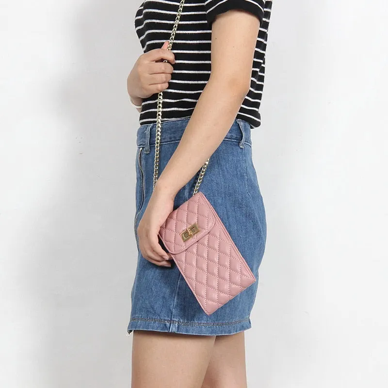 Genuine Leather Fashion Designer Purse Mini Shoulder Bag