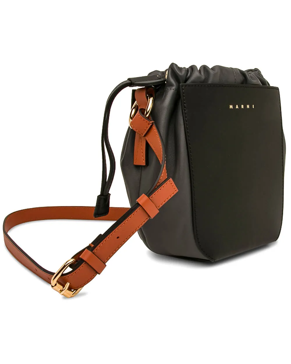Gusset Bag in Black Smoke