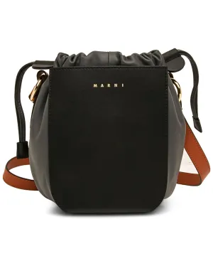 Gusset Bag in Black Smoke