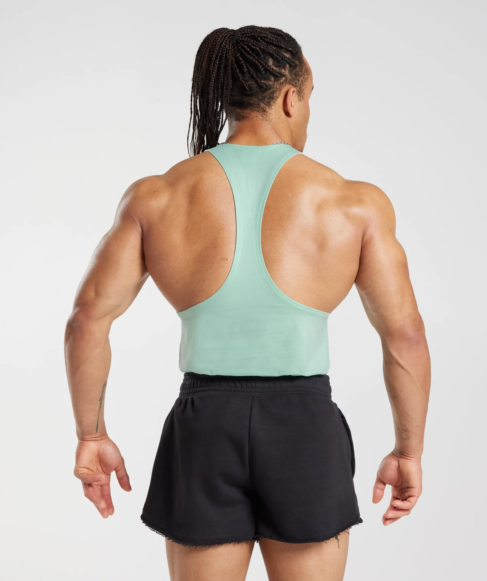 Gymshark Legacy Stringer - Aqua Green