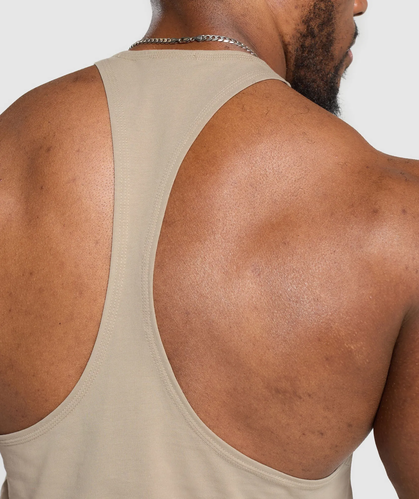 Gymshark Legacy Stringer - Cement Brown