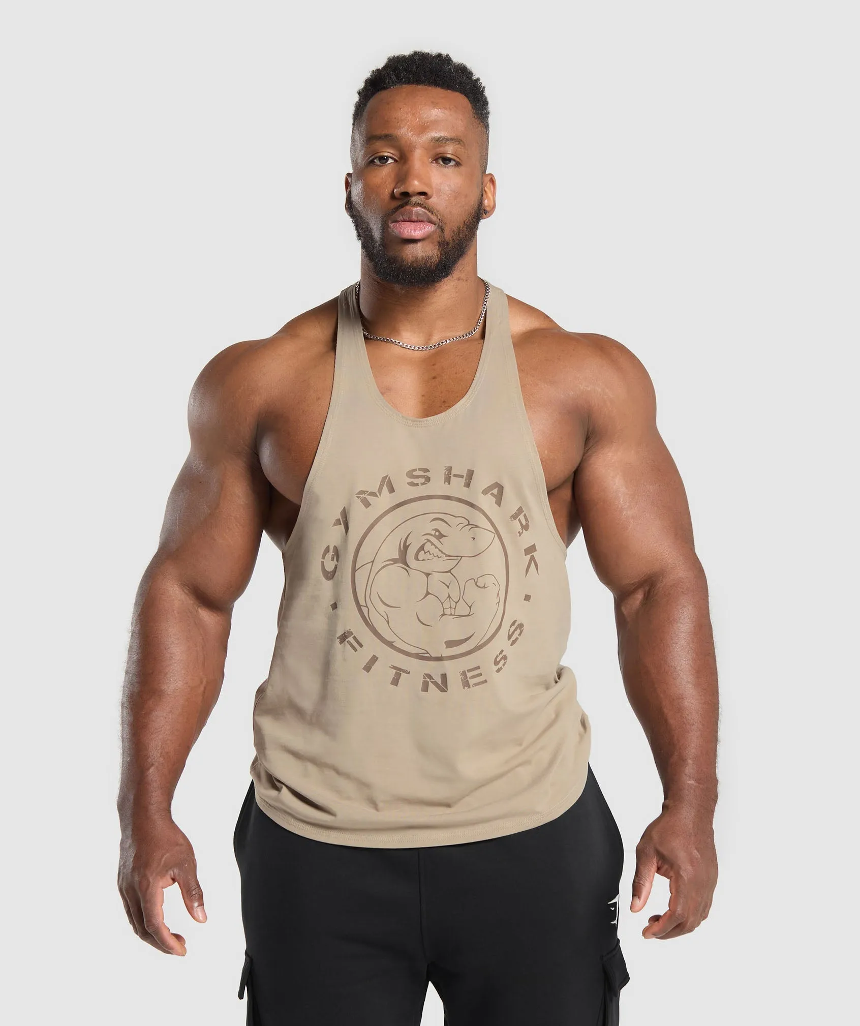 Gymshark Legacy Stringer - Cement Brown