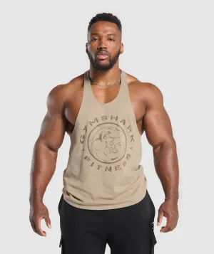 Gymshark Legacy Stringer - Cement Brown