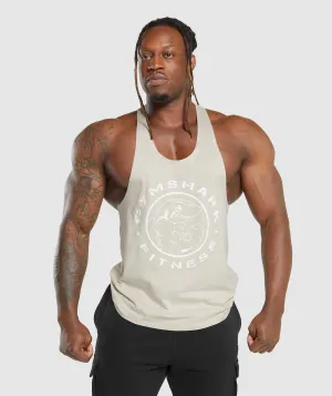 Gymshark Legacy Stringer - Pebble Grey
