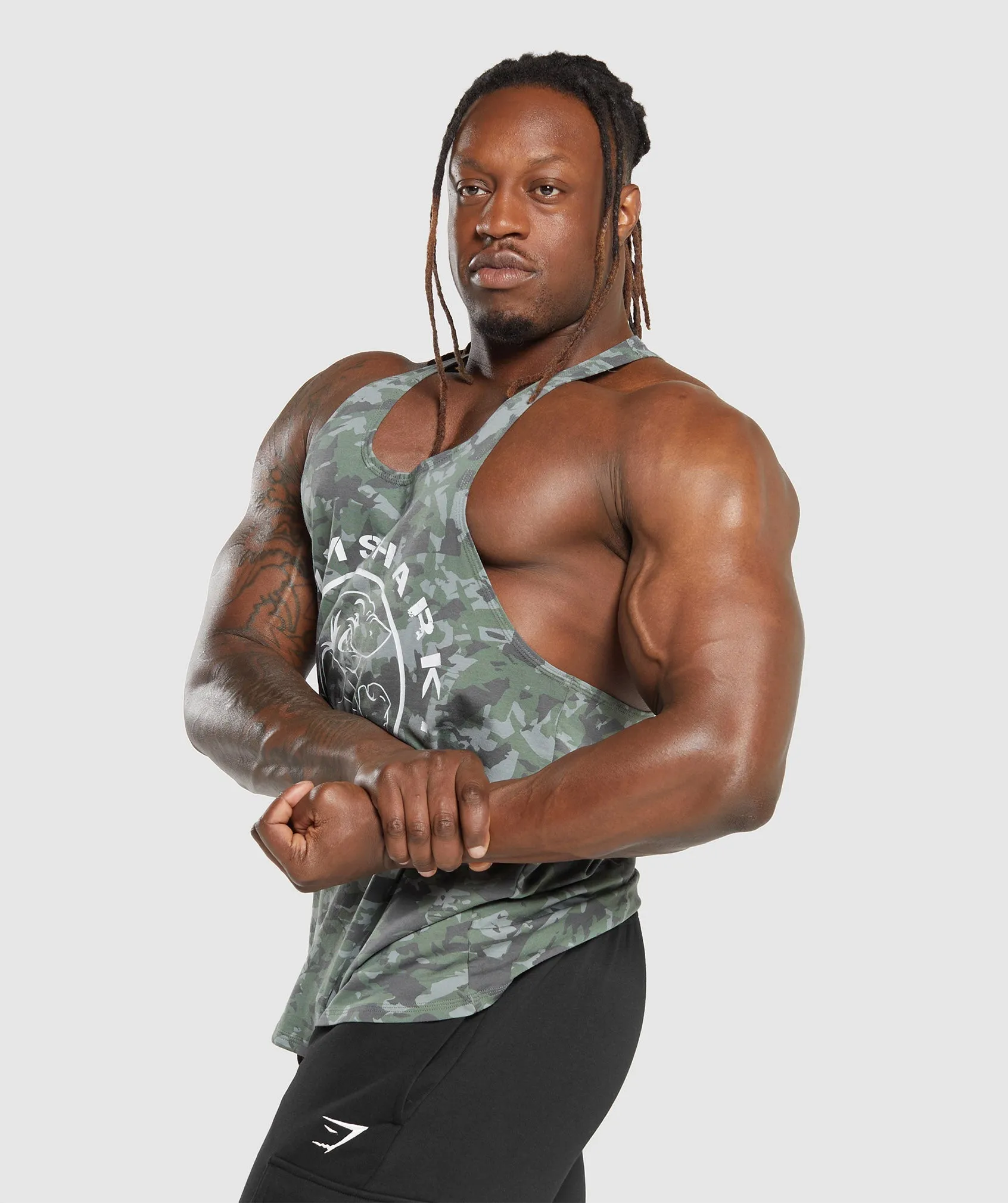 Gymshark Legacy Stringer - Unit Green