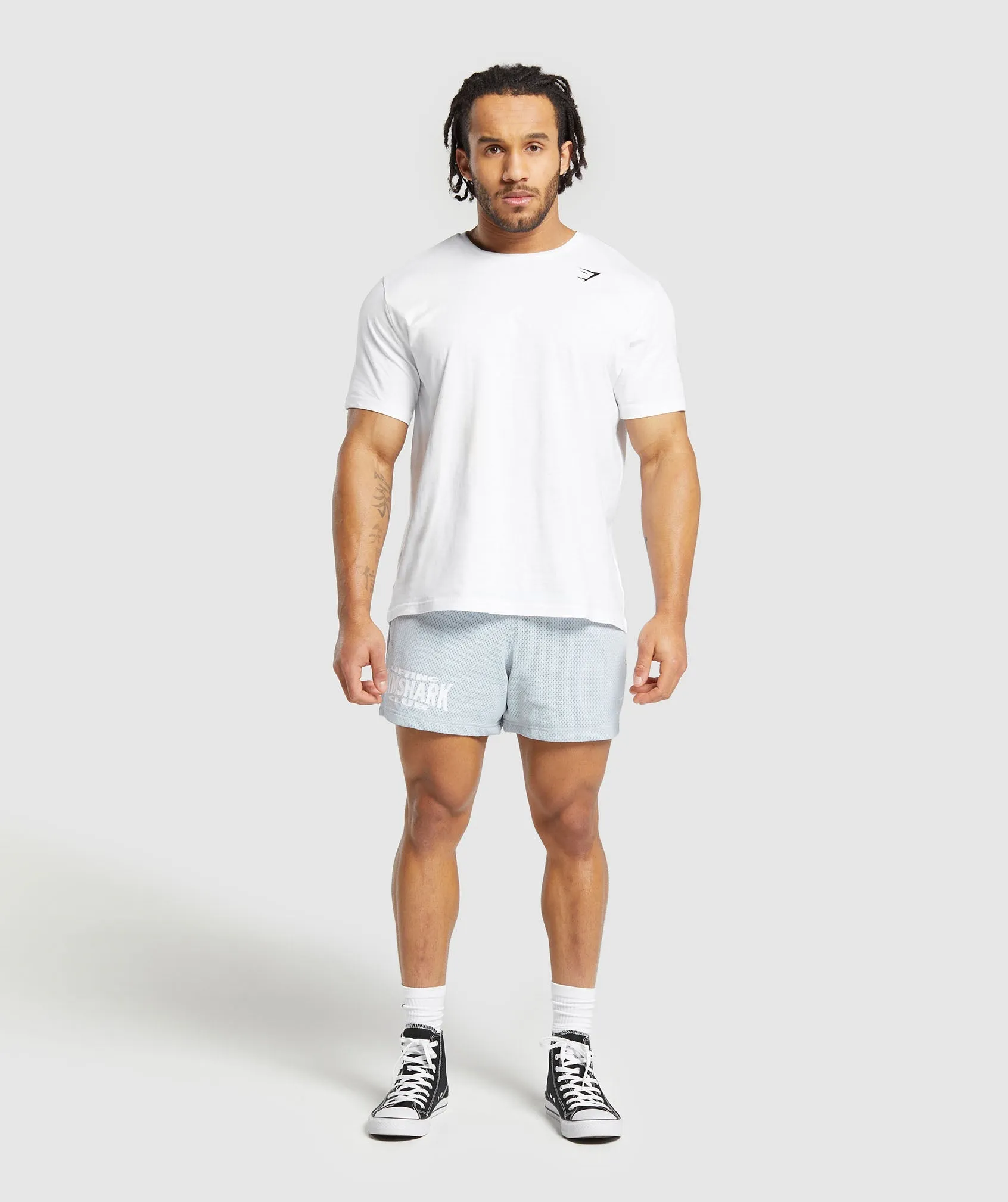 Gymshark Lifting Club Mesh 5" Shorts - Fresh Blue