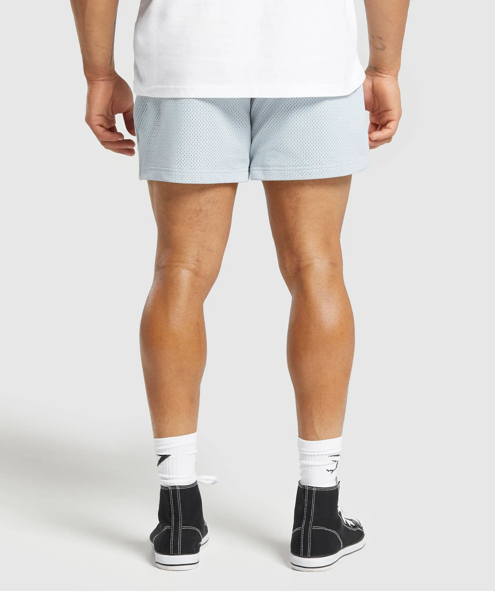 Gymshark Lifting Club Mesh 5" Shorts - Fresh Blue