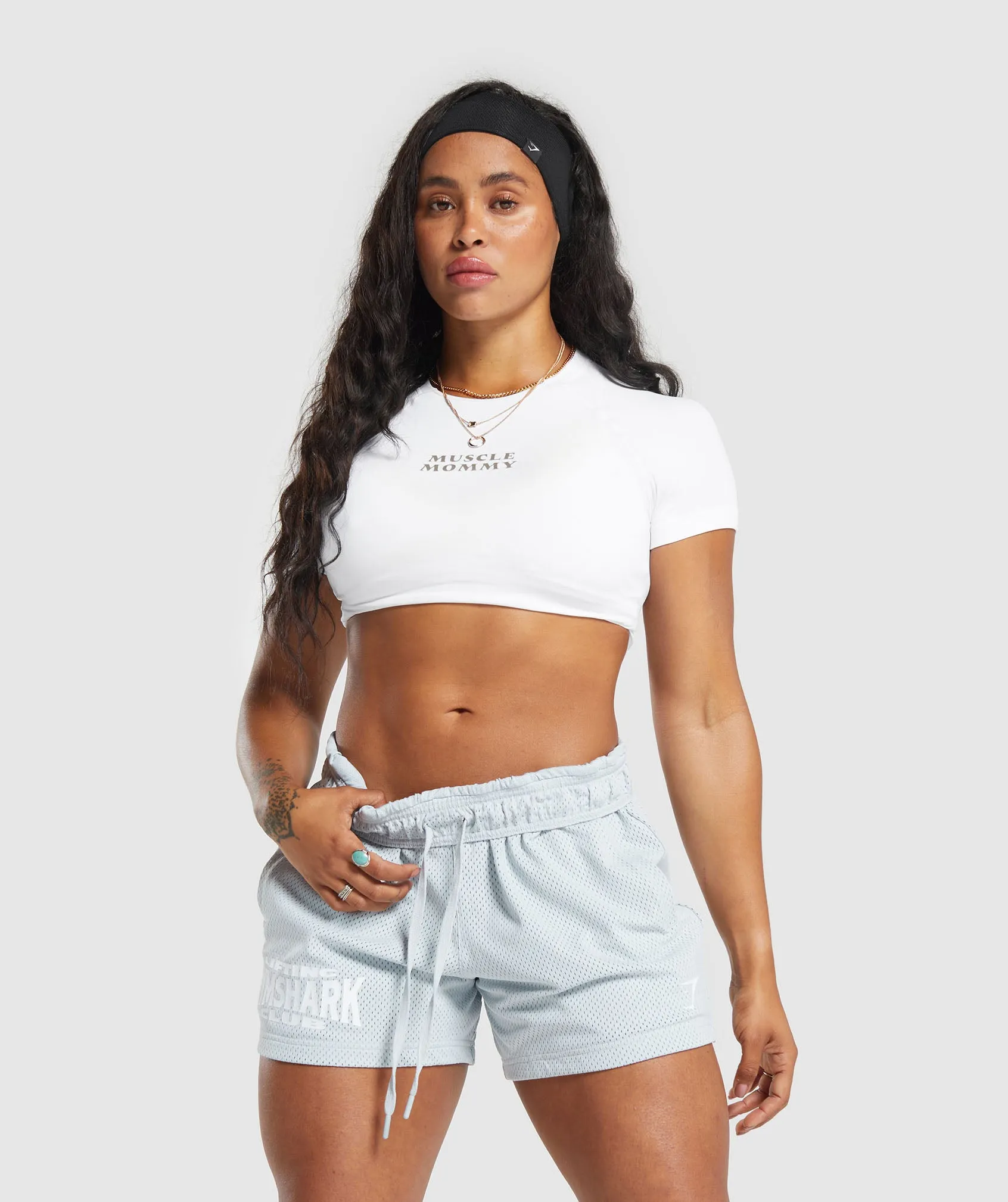 Gymshark Lifting Club Mesh 5" Shorts - Fresh Blue