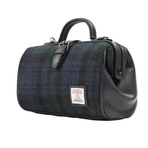 Harris Tweed Doctor Bag Medium Black Watch