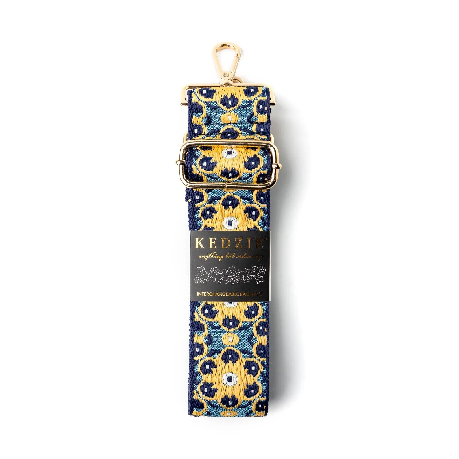 Kedzie Embroidered Interchangeable Bag Strap