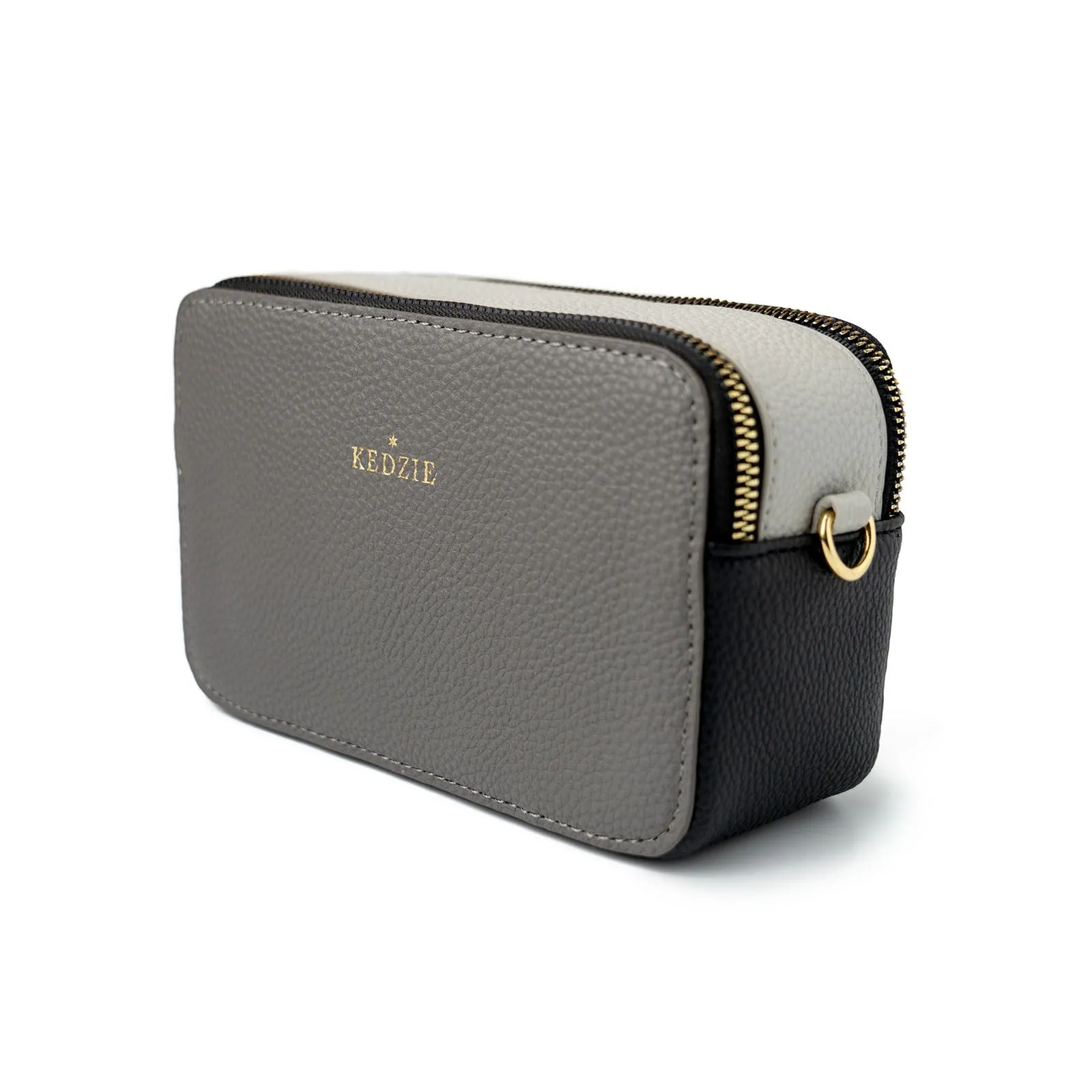 Kedzie Modernist Vegan Leather Crossbody Handbag