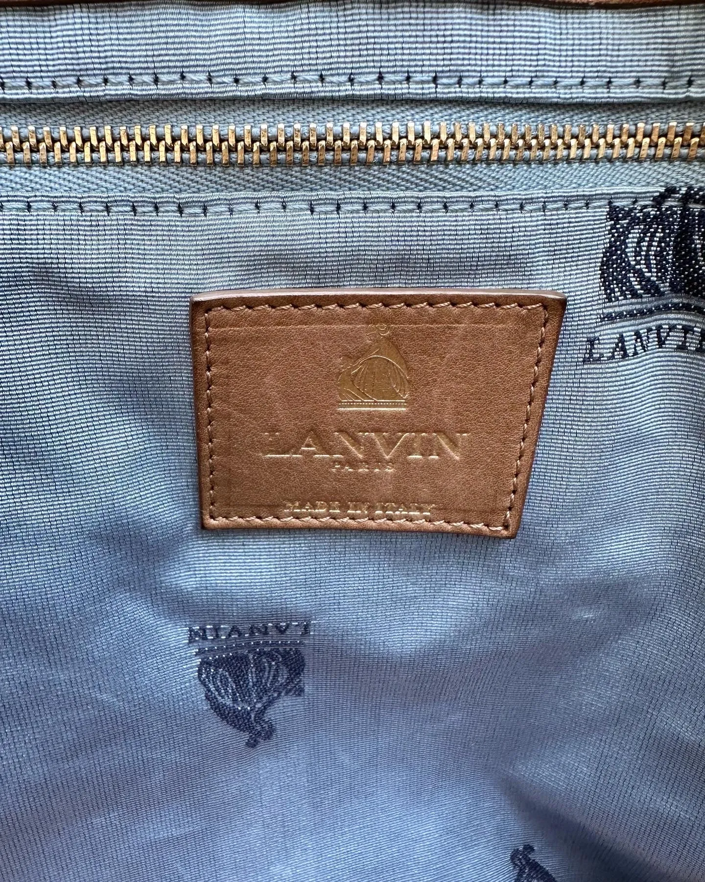 LANVIN Suede Large Slouchy Hobo Bag