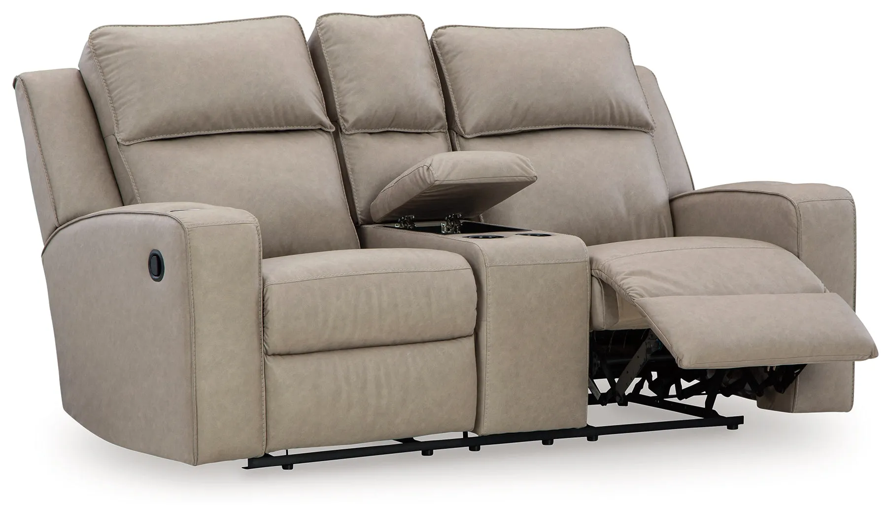 Lavenhorne Sofa, Loveseat and Recliner in Pebble