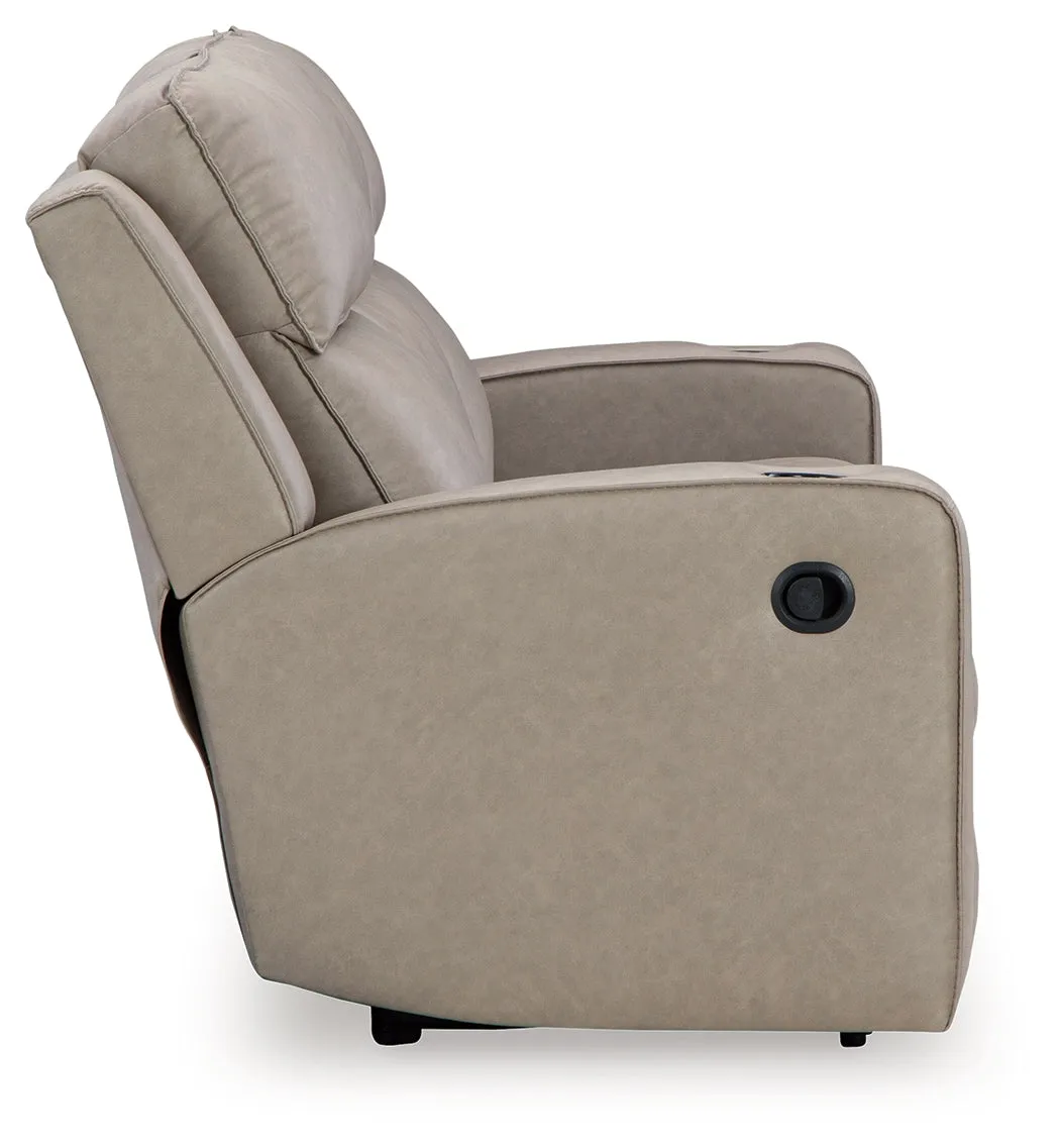 Lavenhorne Sofa, Loveseat and Recliner in Pebble