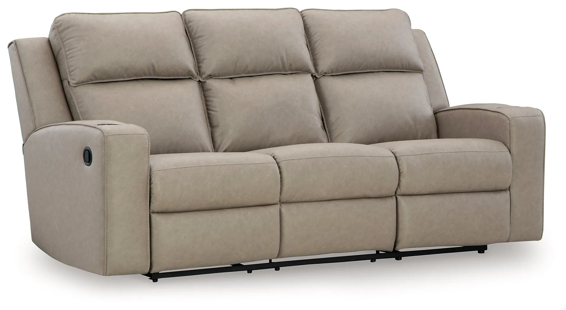 Lavenhorne Sofa, Loveseat and Recliner in Pebble