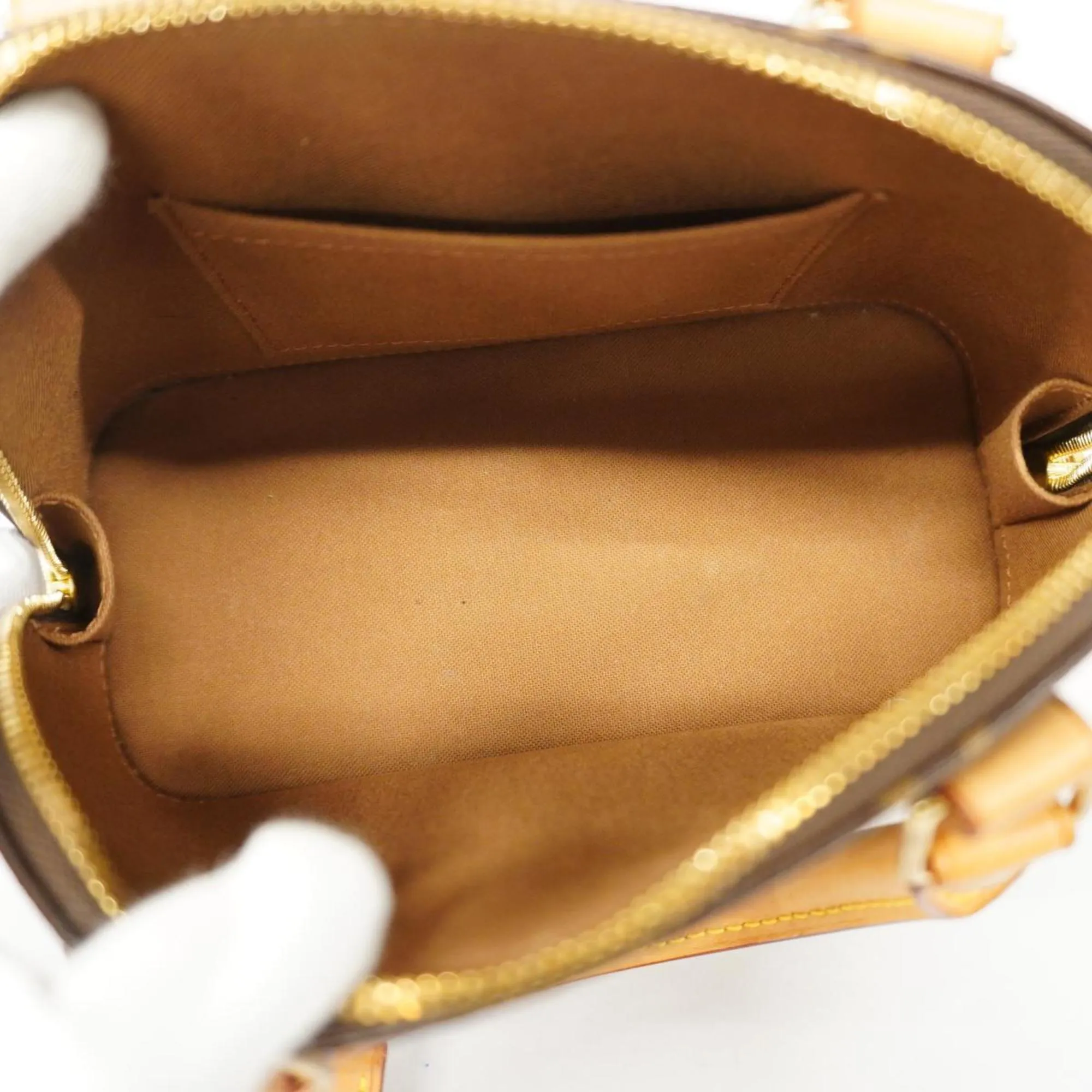 Louis Vuitton Alma Bb  Canvas Shoulder Bag ()