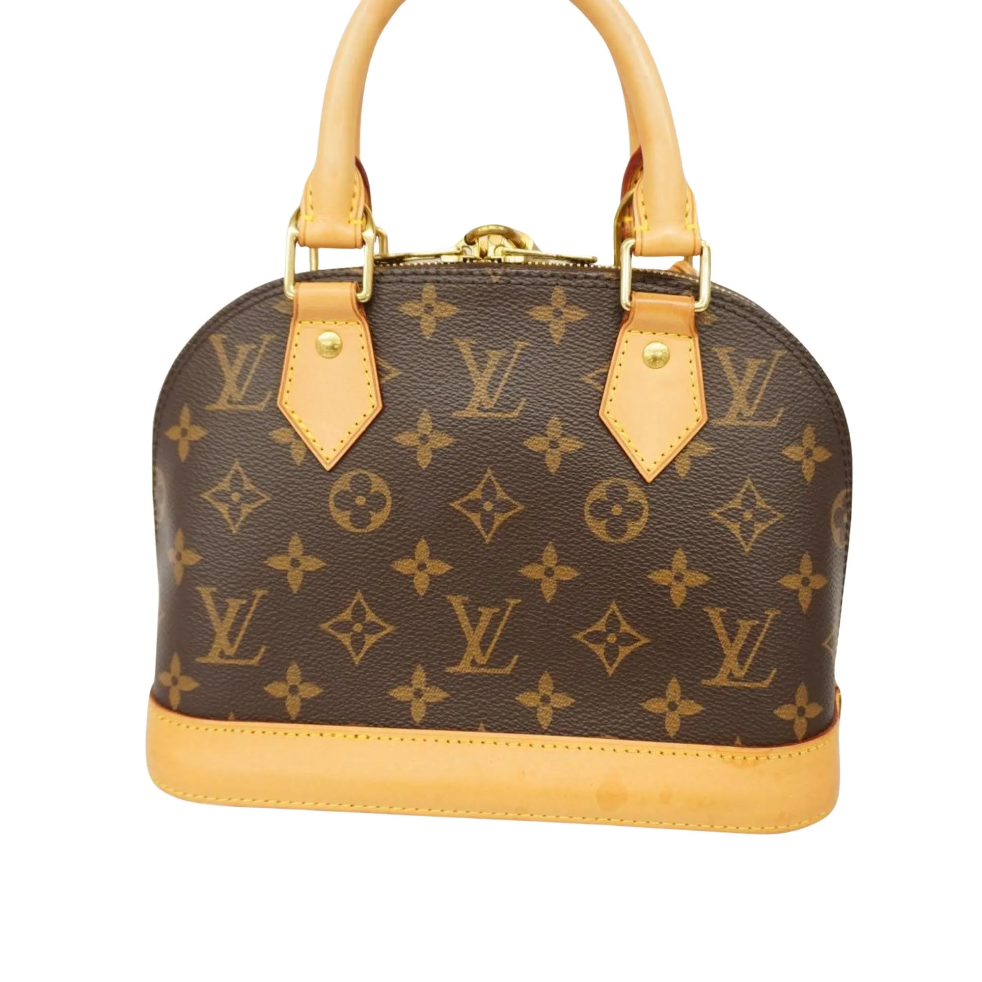 Louis Vuitton Alma Bb  Canvas Shoulder Bag ()