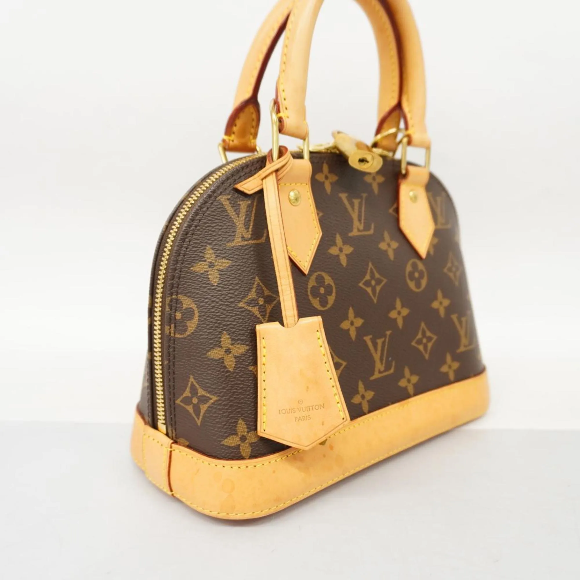 Louis Vuitton Alma Bb  Canvas Shoulder Bag ()