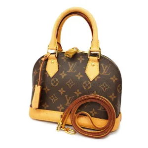 Louis Vuitton Alma Bb  Canvas Shoulder Bag ()