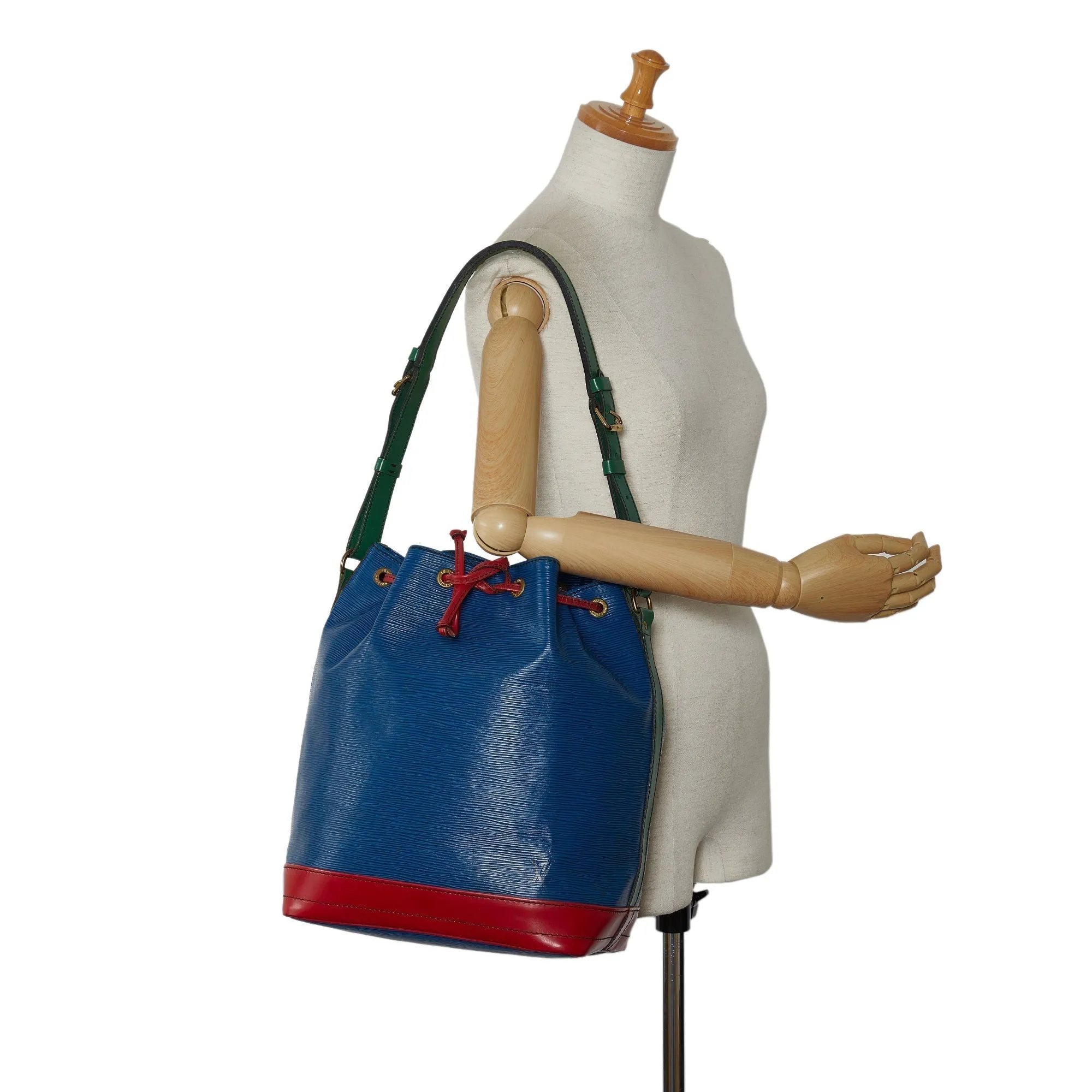 LOUIS VUITTON Epi Noe Tricolor GM Bucket Bag