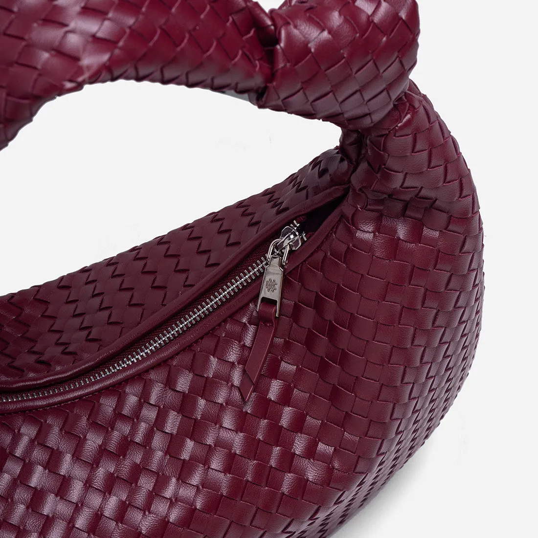 Lucia Woven Hobo Bag