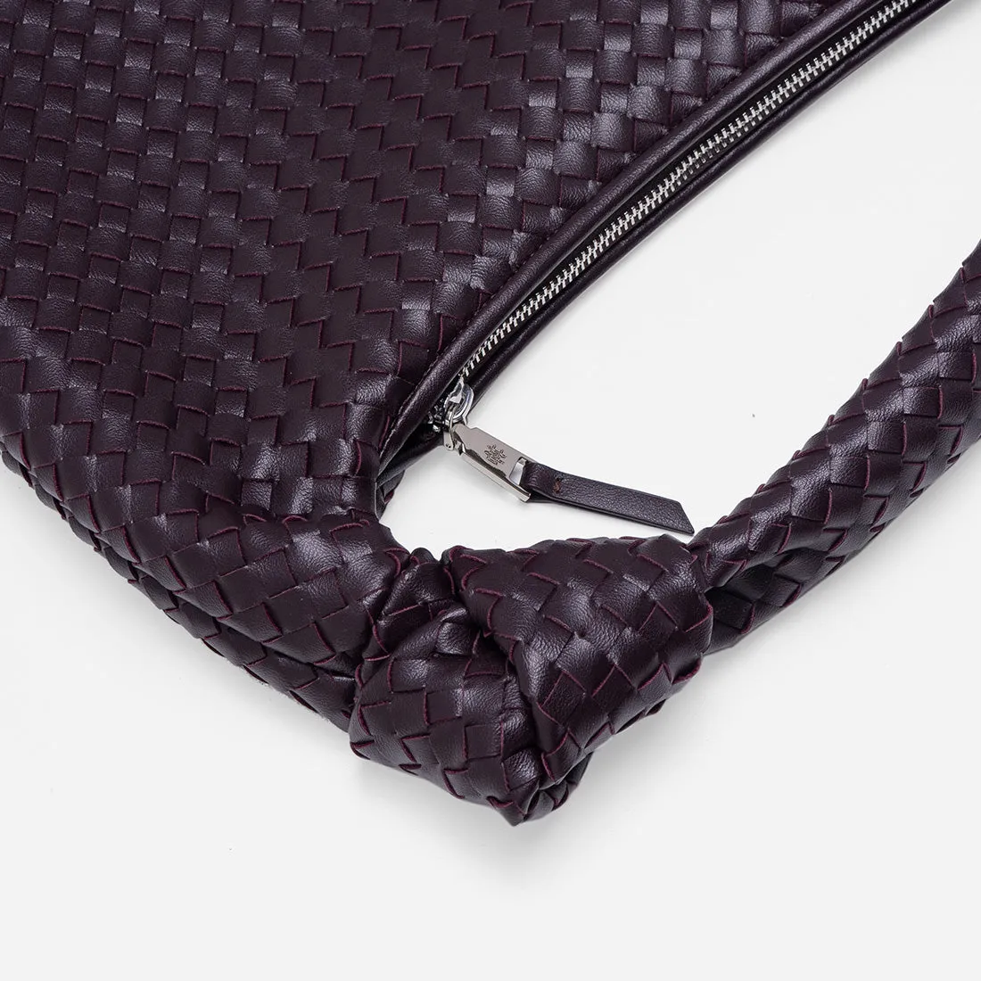Lucia Woven Hobo Bag
