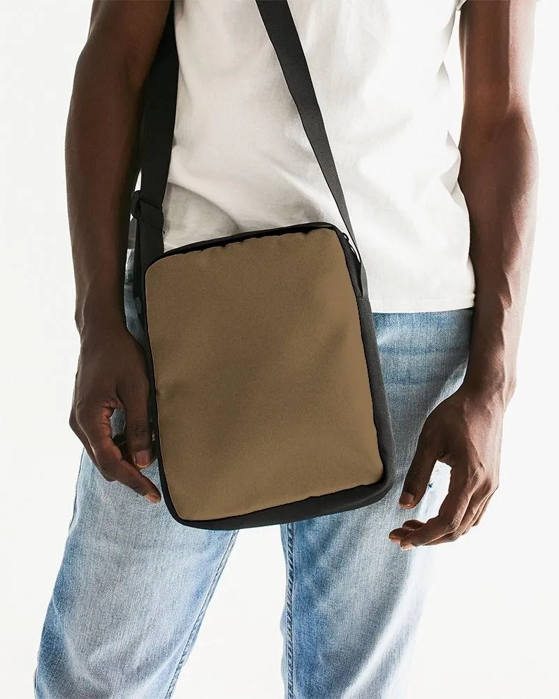 Medium Dark Orange Brown Messenger Pouch | Medium Dark Pastel Orange Brown | C0M30Y60K60