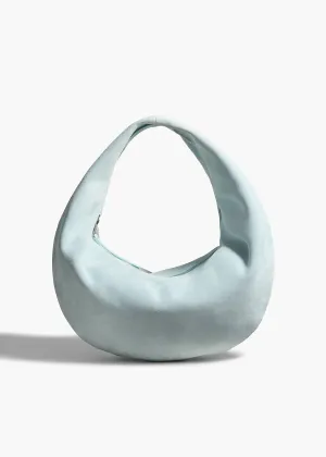 Medium Olivia Hobo in Baby Blue Suede