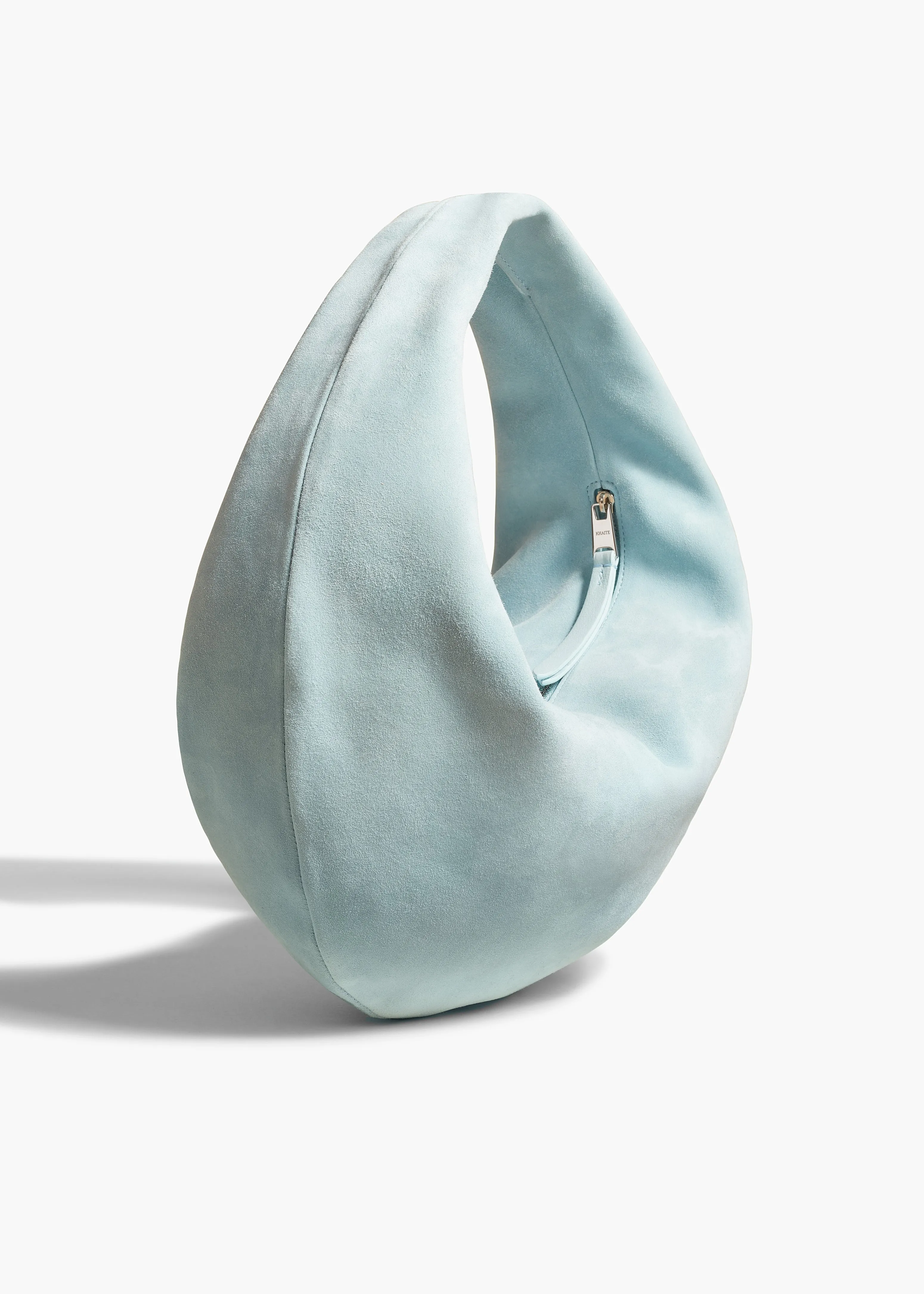 Medium Olivia Hobo in Baby Blue Suede