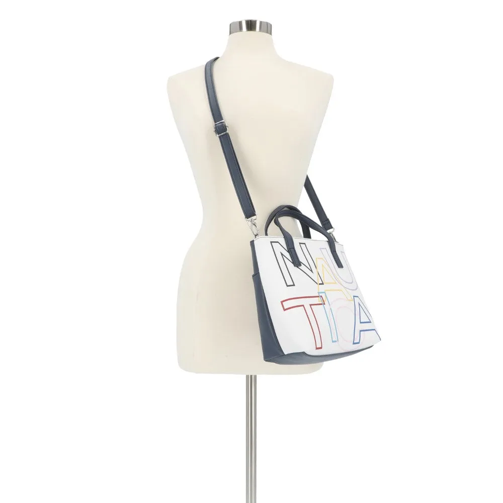 Nautica Outliner Large Satchel Handbag