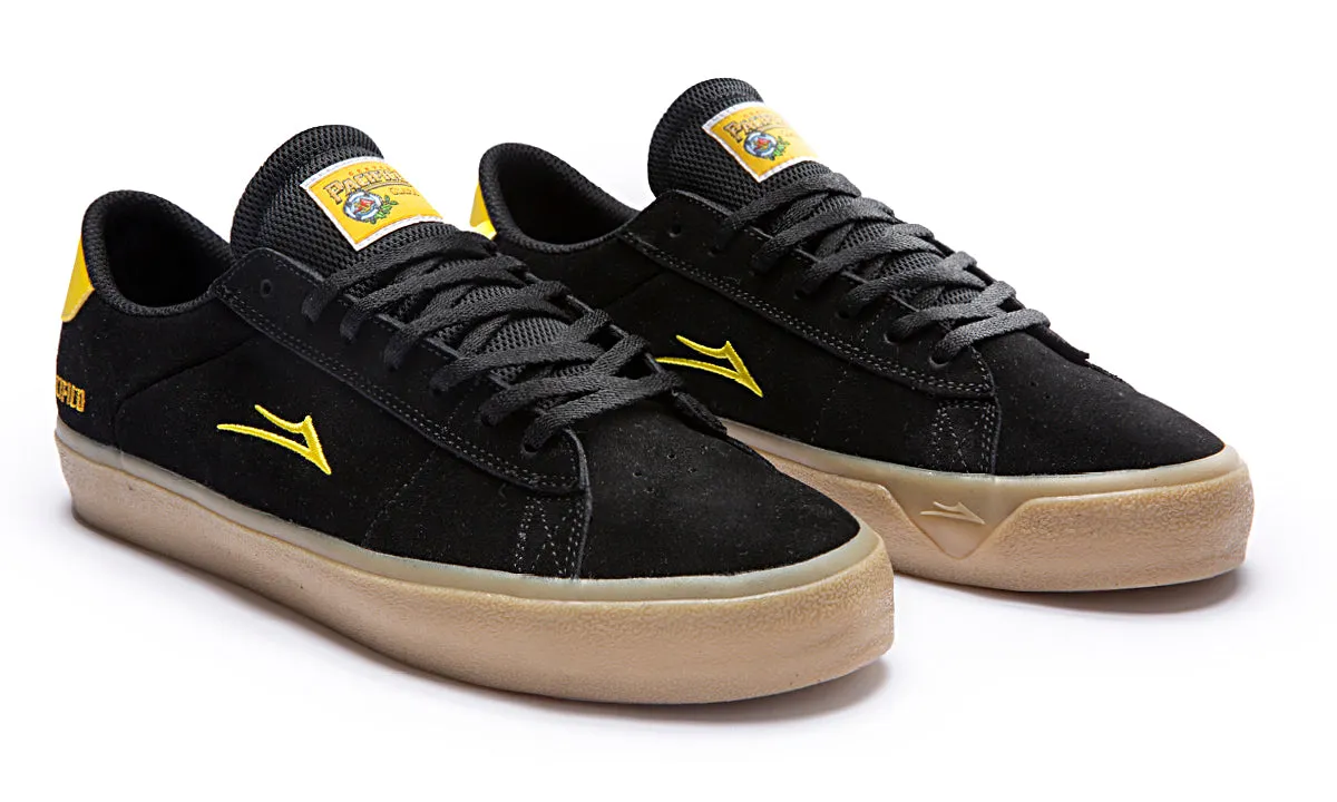 Newport - Black/Yellow Suede